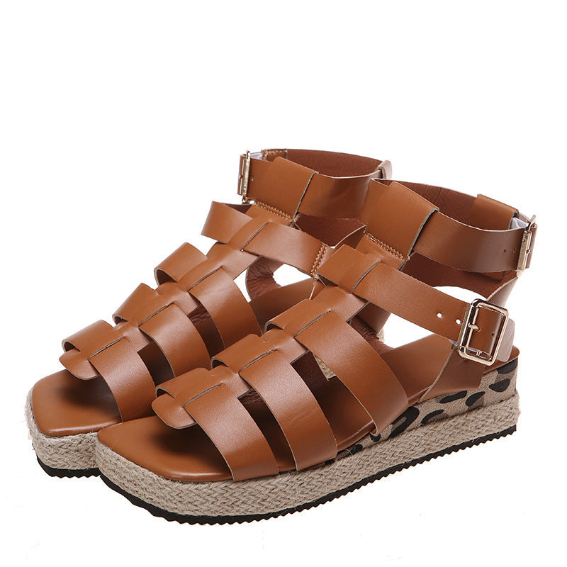 Woven Hemp Rope Platform Sandalen – Bild 2 | LuxeStyle
