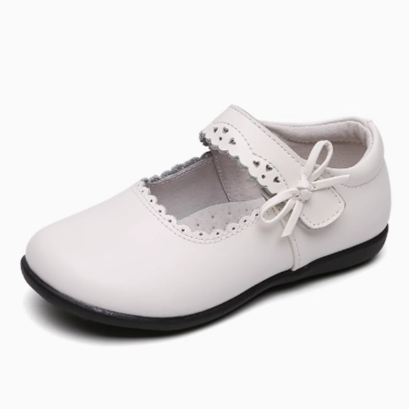 Englische Mädchenlederschuhe mit Weichsohle