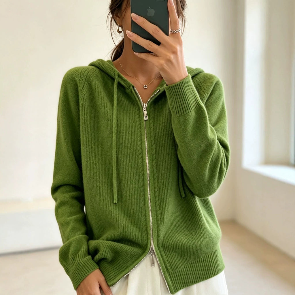 Cardigan aus Kunstwolle
