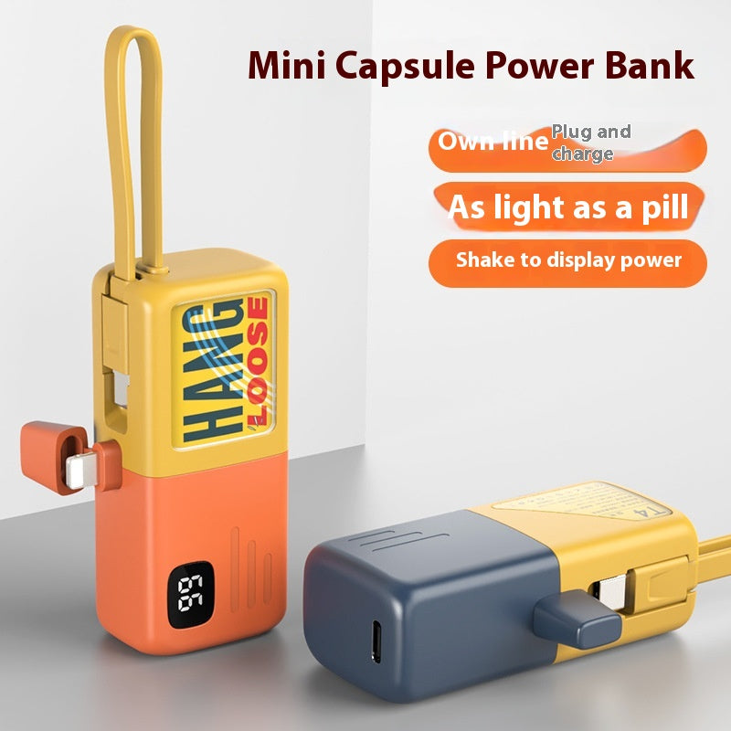 Mini Powerbank mit Digitalanzeige