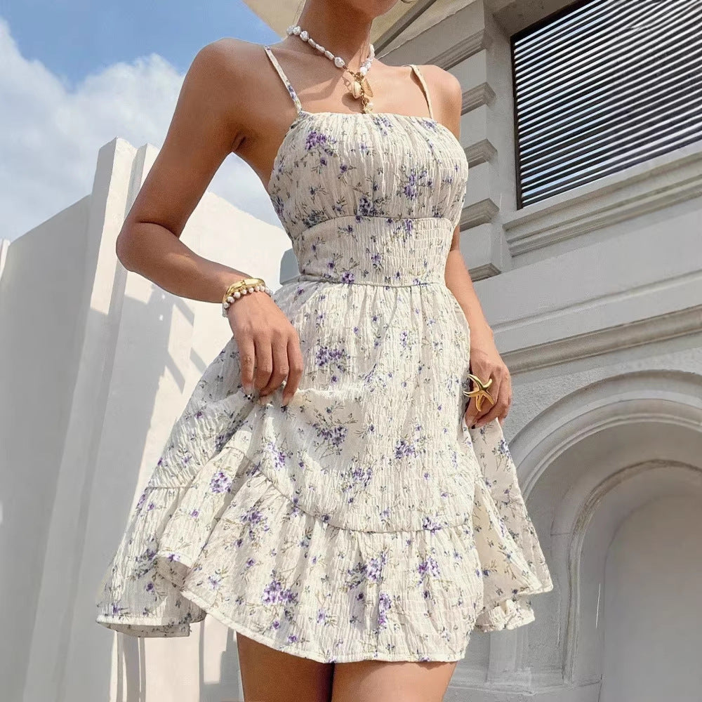 Elegantes, tailliertes Blumenkleid – Bild 2 | LuxeStyle