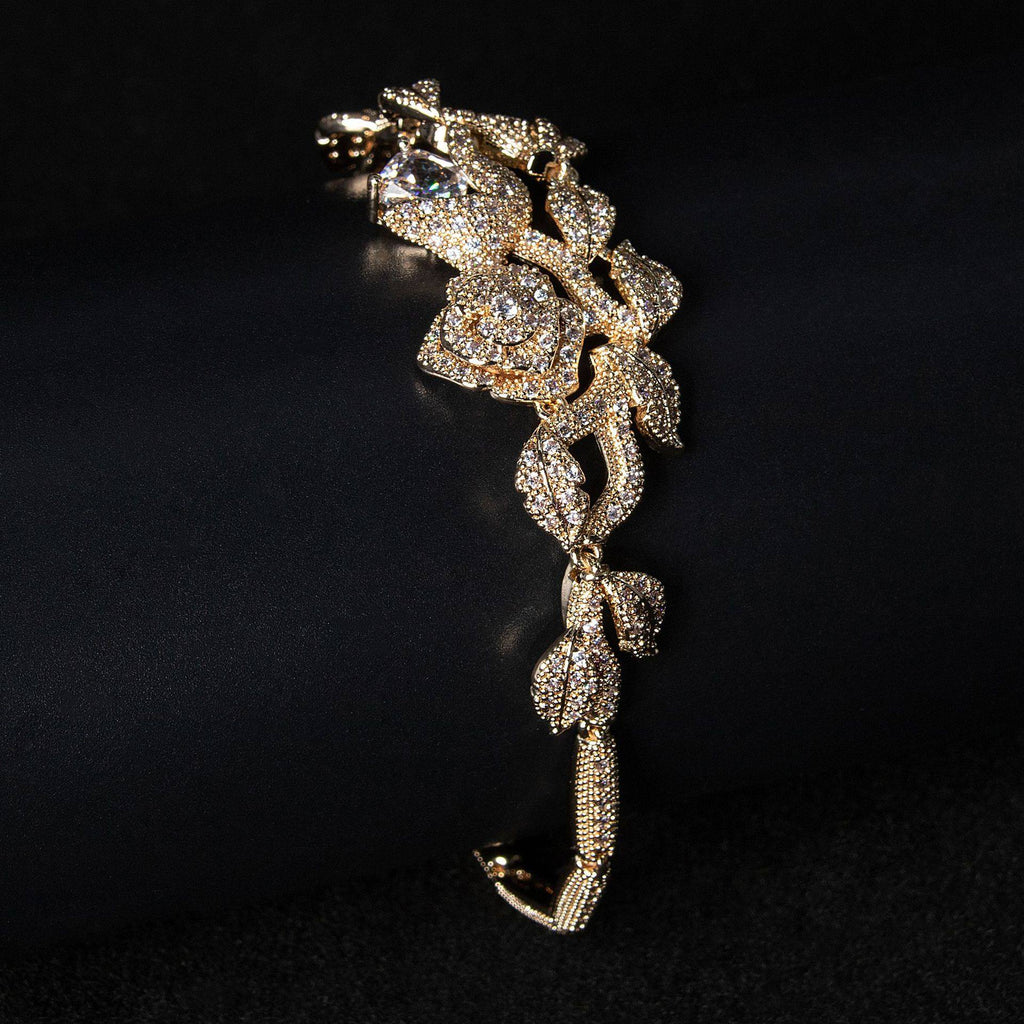 Funkelndes Blumen-Armband für Damen – Bild 5 | LuxeStyle