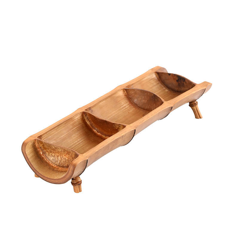 Handgemachte Bambus Etagere