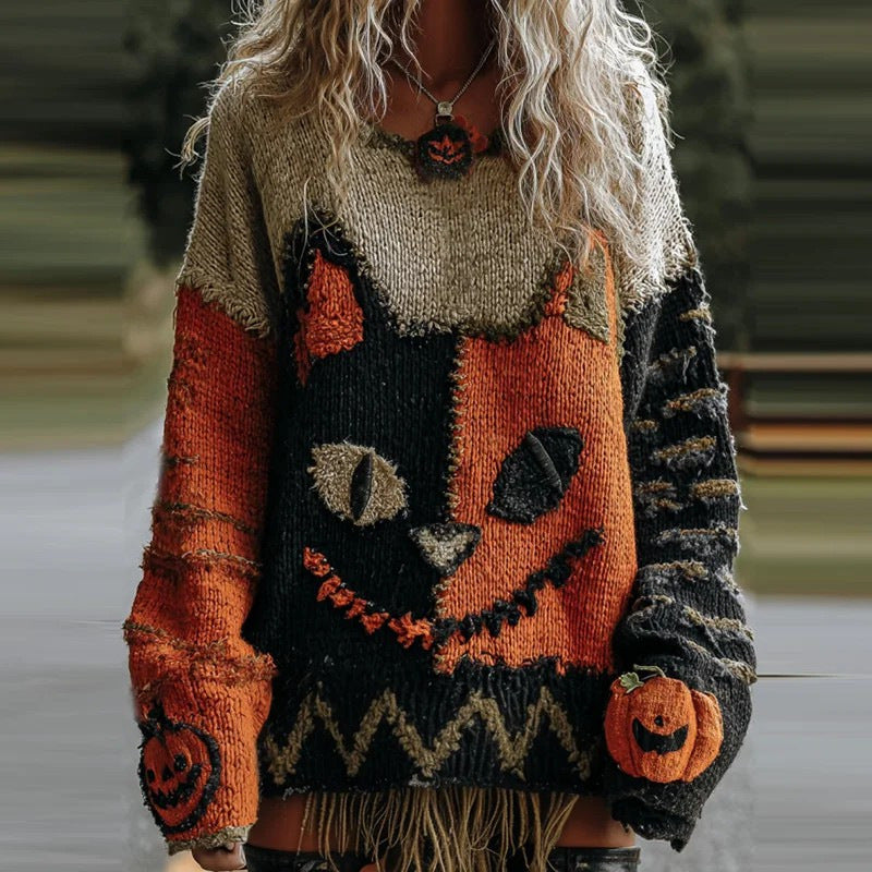 Damen Hoodie mit 3D-Effekt und Kunstfell