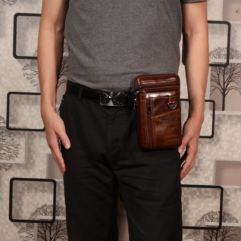 Leder Männer Mobiltelefon-Tasche – Bild 2 | LuxeStyle