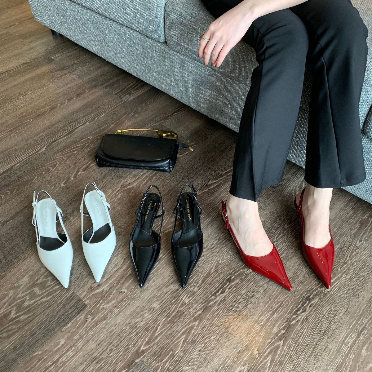 Stiletto-Sandalen mit spitzer Zehe | LuxeStyle