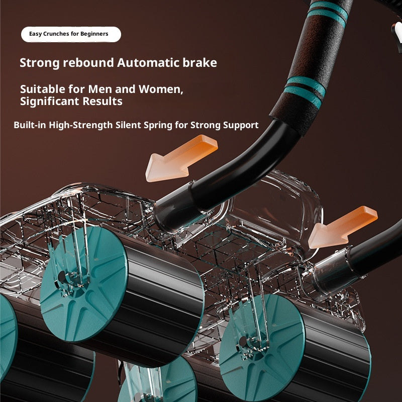 Bauchmuskelrad mit automatischem Rebound