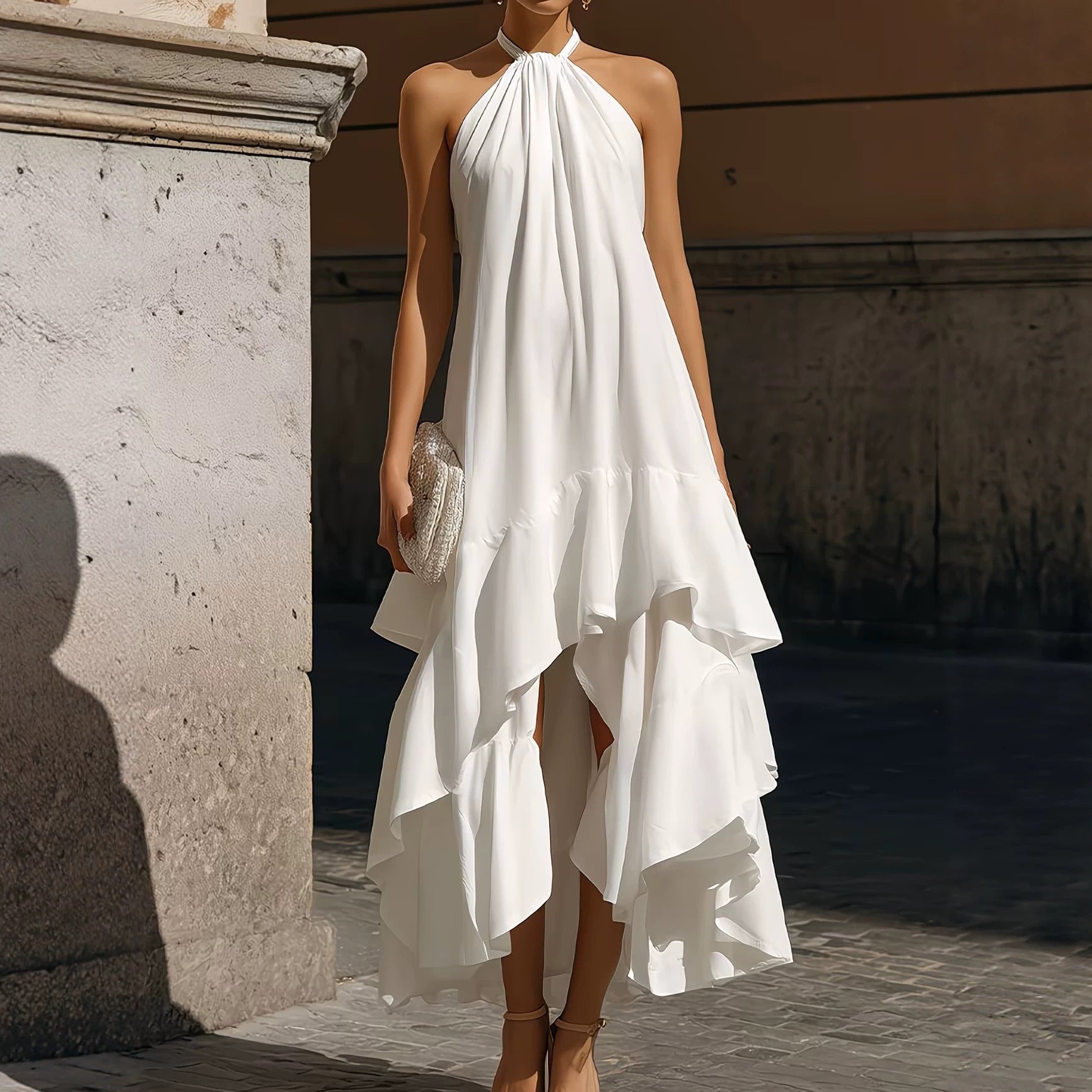 Sommerkleid mit Asymmetrie