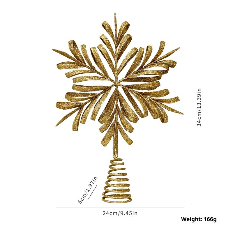 Weihnachtsdeko Stern Champagnergold – Bild 6 | LuxeStyle