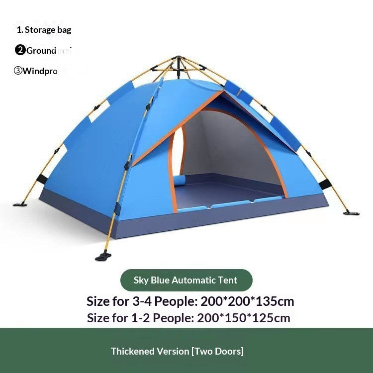 Faltbares Outdoor-Zelt für 1-4 Personen