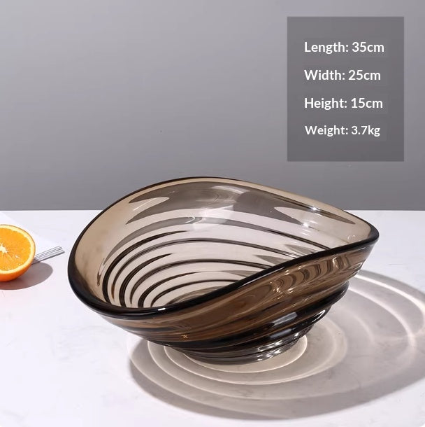 Edle Glasschale im nordischen Design – Bild 4 | LuxeStyle