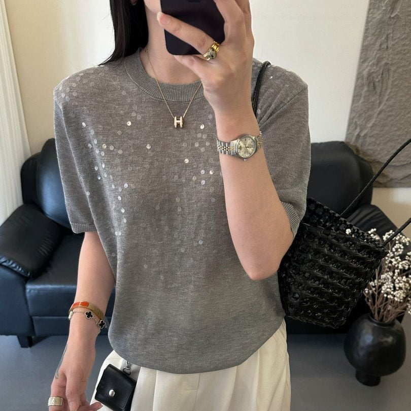 Leichtes Sommer-T-Shirt im Korean-Style