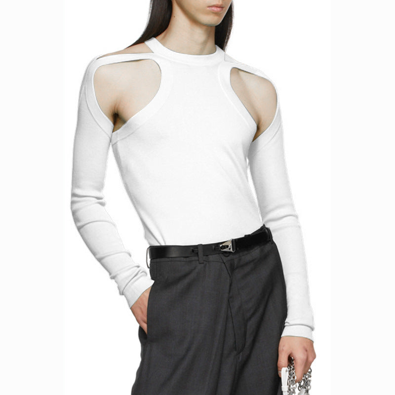 Herren Stretch Slim Fit Strickweste
