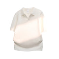 Gestreiftes Halbzipper-Shirt