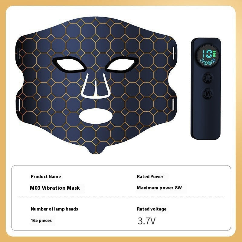 LED-Photonenmaske mit Hals- und Hautpflege