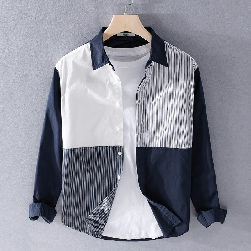 Polo-Shirt mit Streifen | LuxeStyle