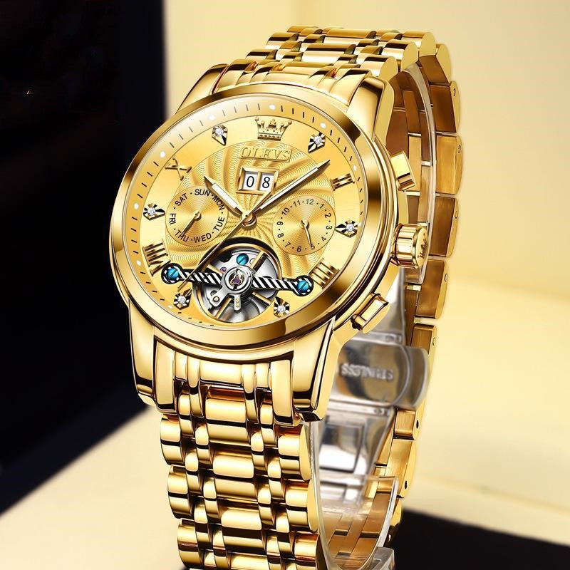 Automatik-Armbanduhr Business Multifunktional Herren