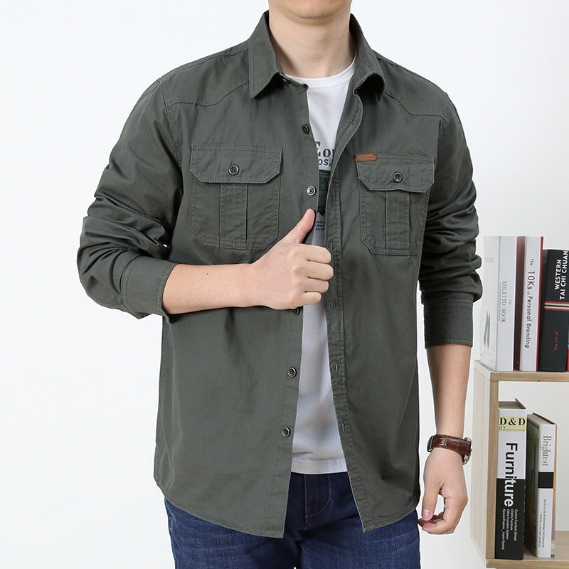 Loose Overalls Langarmshirt für Herren | LuxeStyle