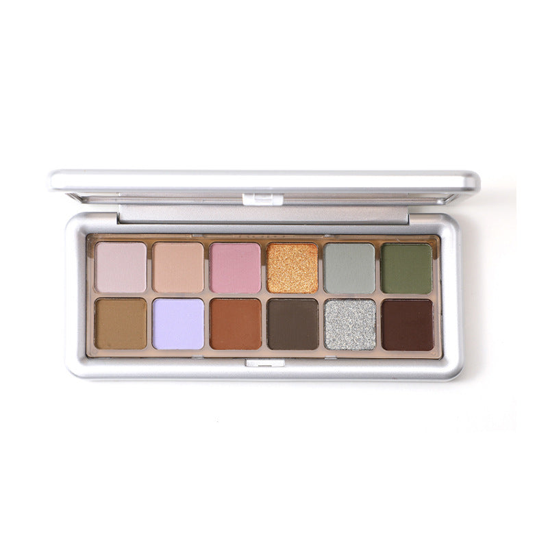 12-farbige Augen-Schatten-Palette