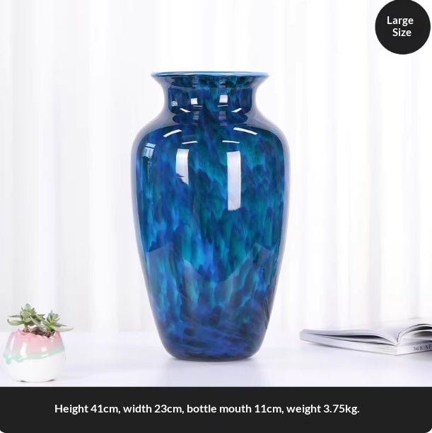 Vintage-Vase aus Emaille-Glas | LuxeStyle