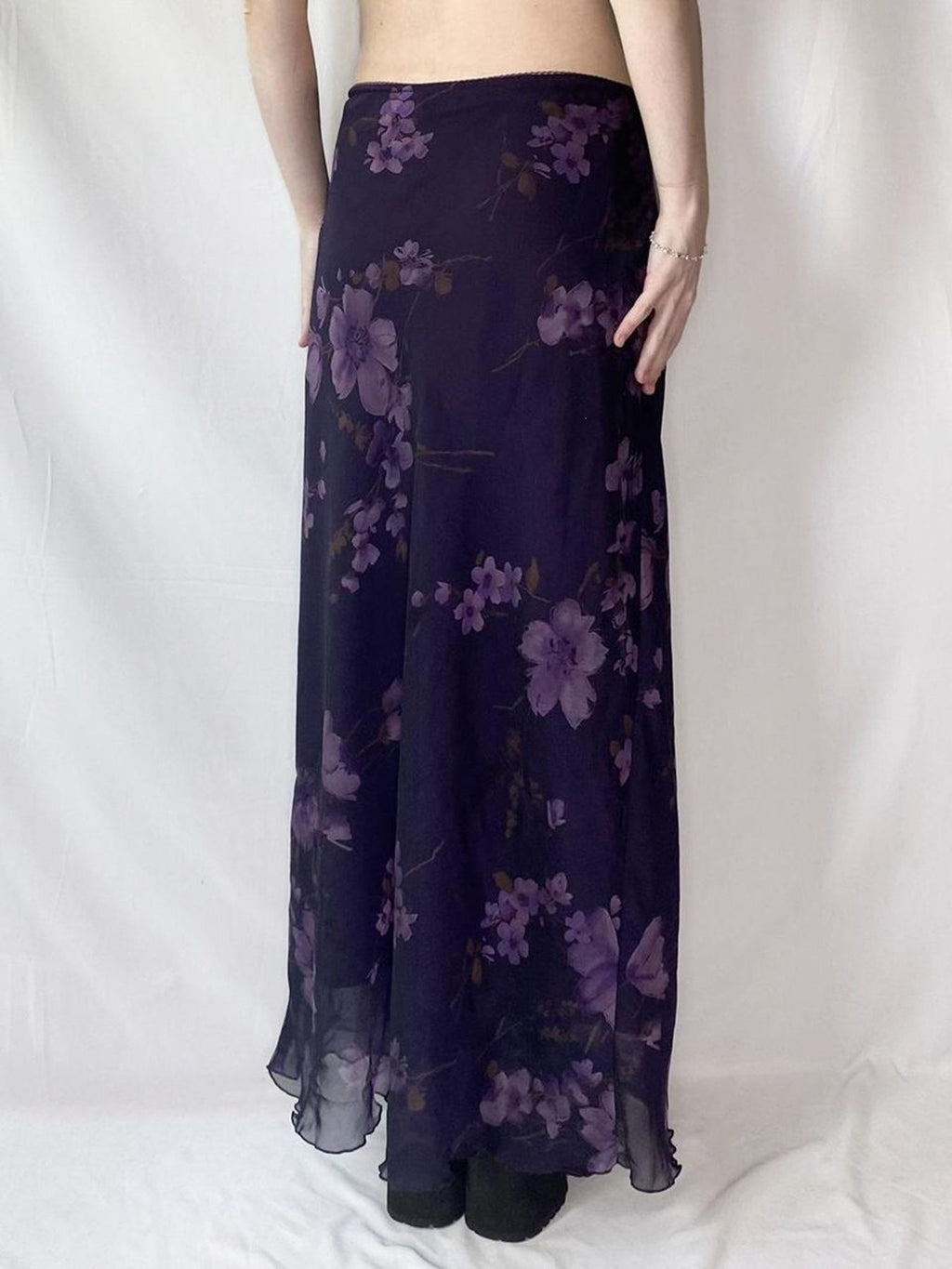 Rosa Blumen-Mesh-Kleid