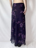 Rosa Blumen-Mesh-Kleid
