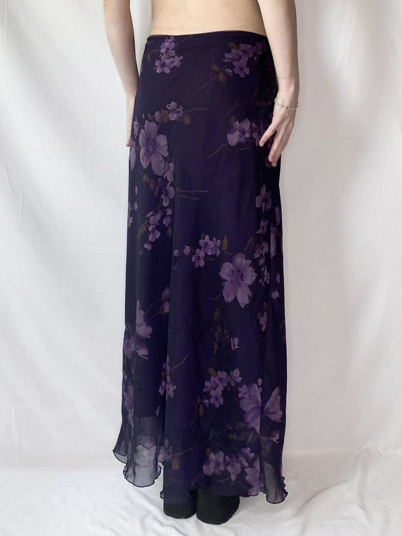 Rosa Blumen-Mesh-Kleid