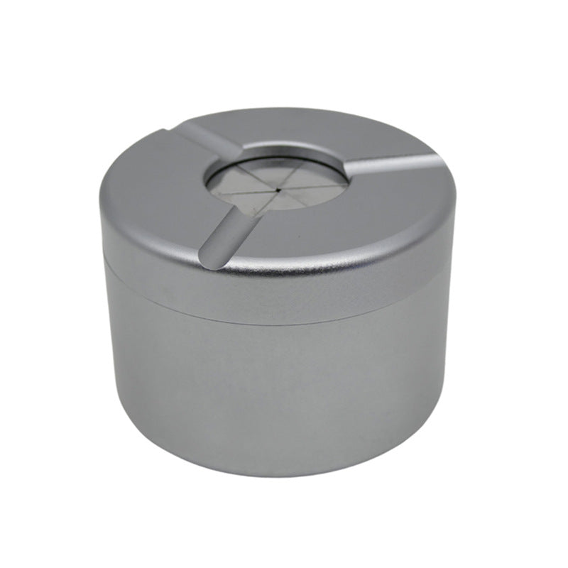 Mechanischer Aschenbecher aus Metall