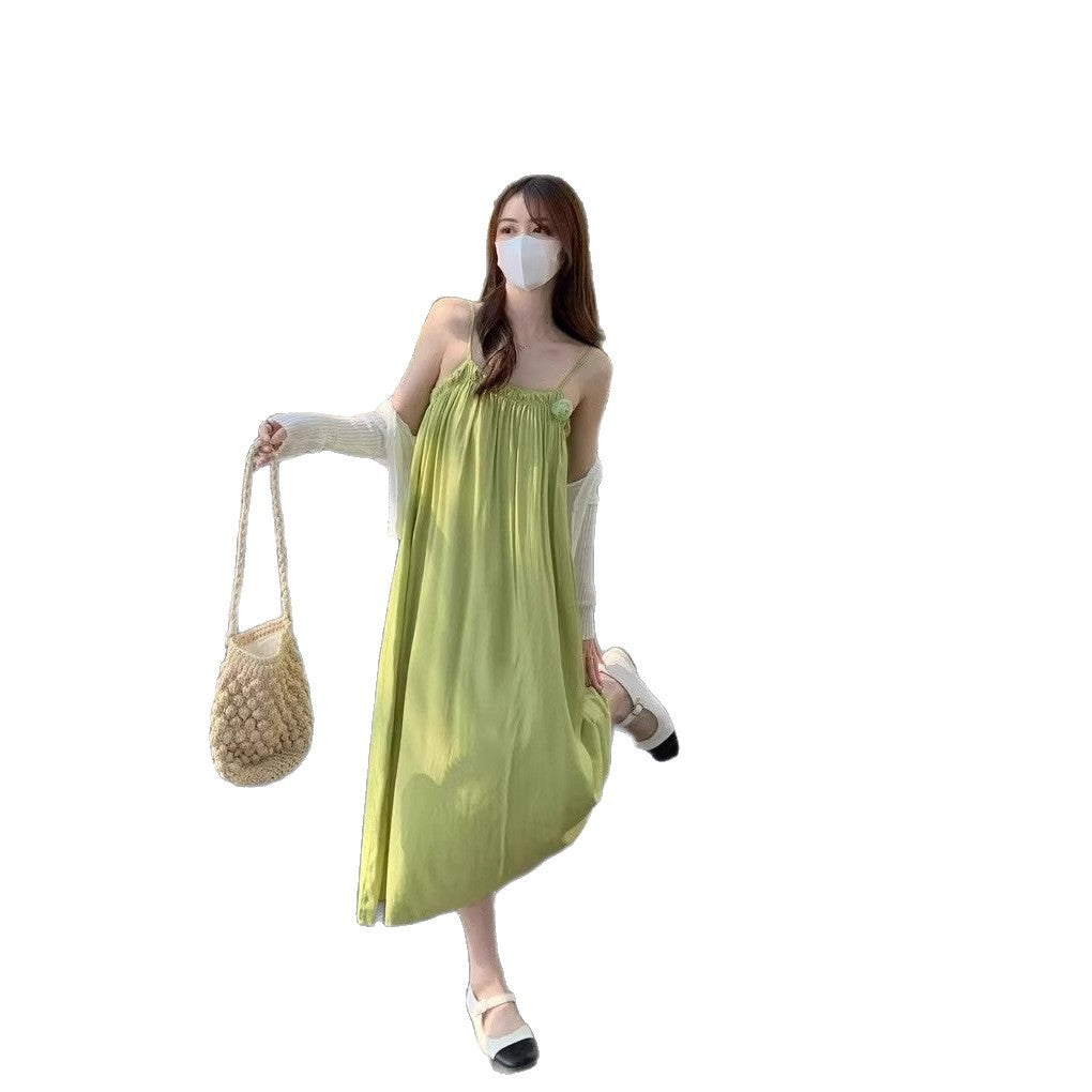 Locker sitzendes A-Linien Kleid