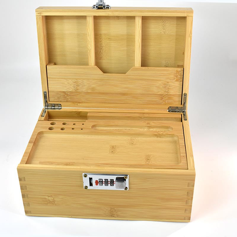 Holz-Aufbewahrungsbox mit Klappdeckel – Bild 5 | LuxeStyle