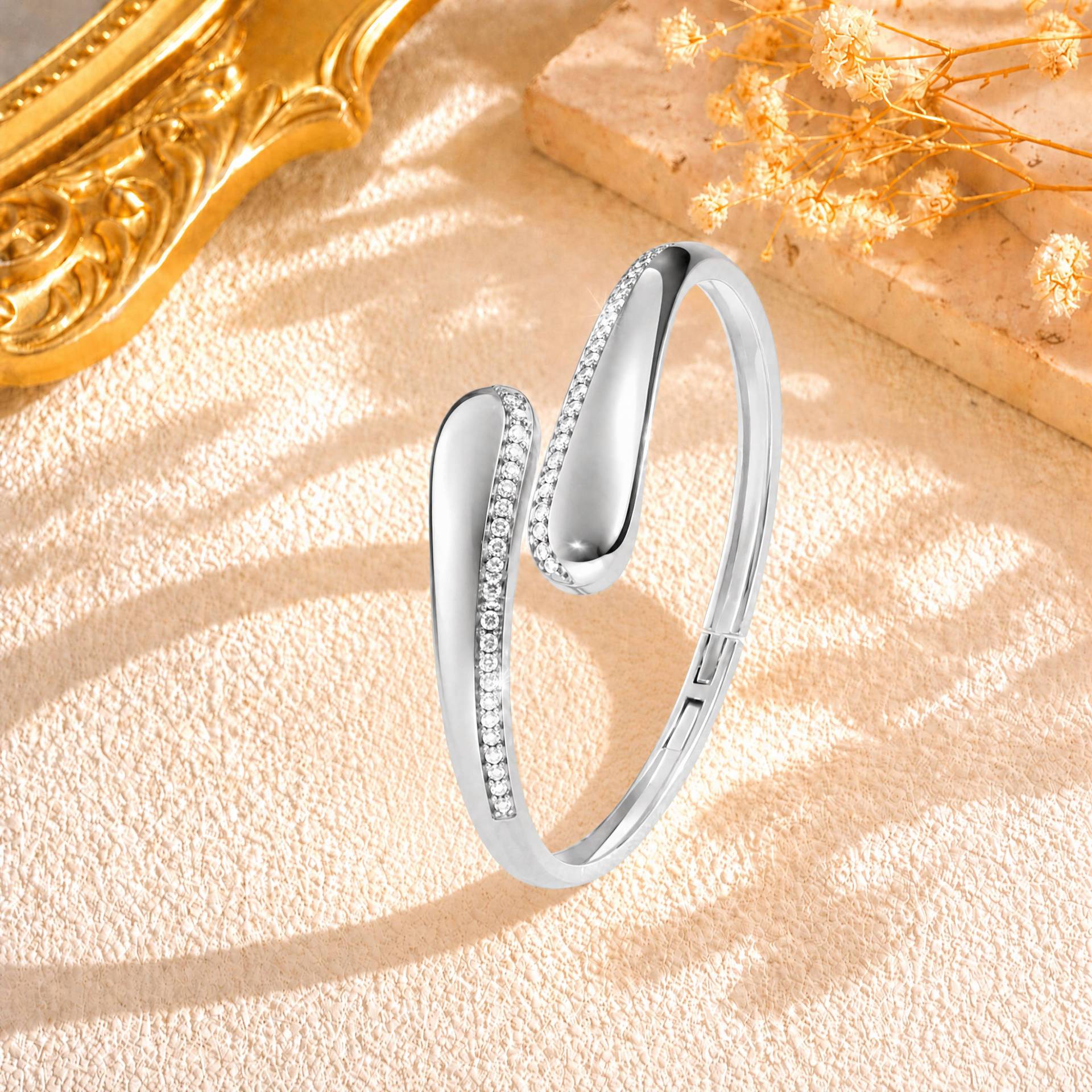 Filigranes Strass-Armband im Influencer-Stil