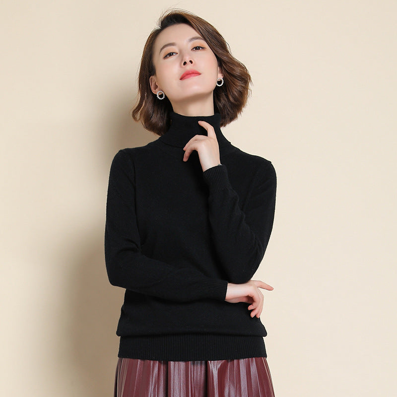 Damen Rollkragenpullover aus Strick