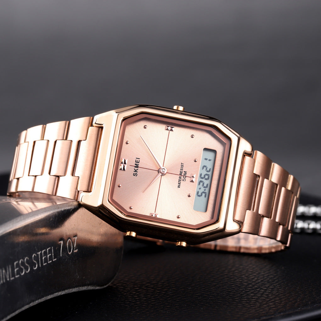 Herren-Multifunktions-Armbanduhr wasserdicht mit Wecker