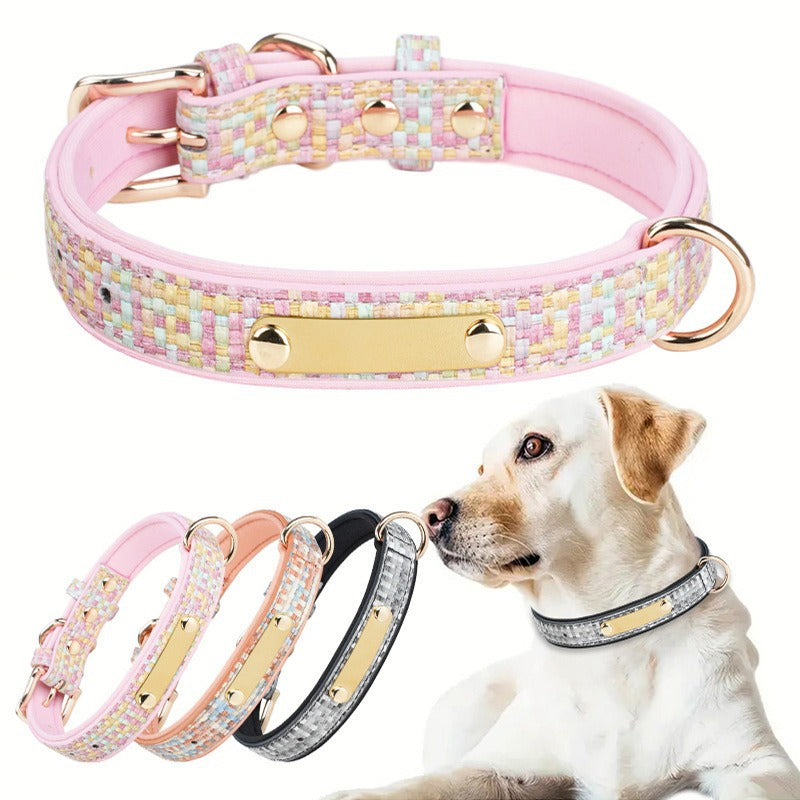 Verstellbares Space-Cotton Halsband für Haustiere
