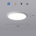 Ultradünne LED-Deckenleuchte, rund | LuxeStyle