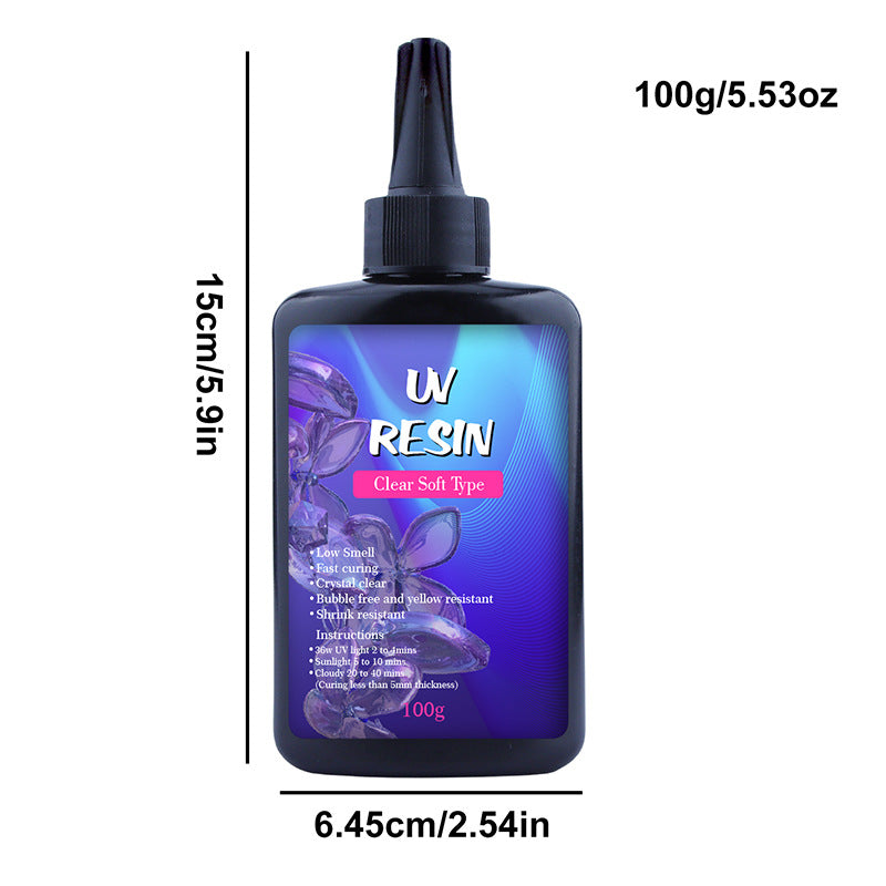 UV Transparentes Soft Epoxy Gel, vergilbungsresistent