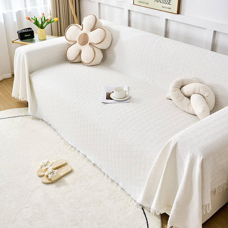 Sofaüberwurf im Creme-Stil, vier Jahreszeiten – Bild 3 | LuxeStyle