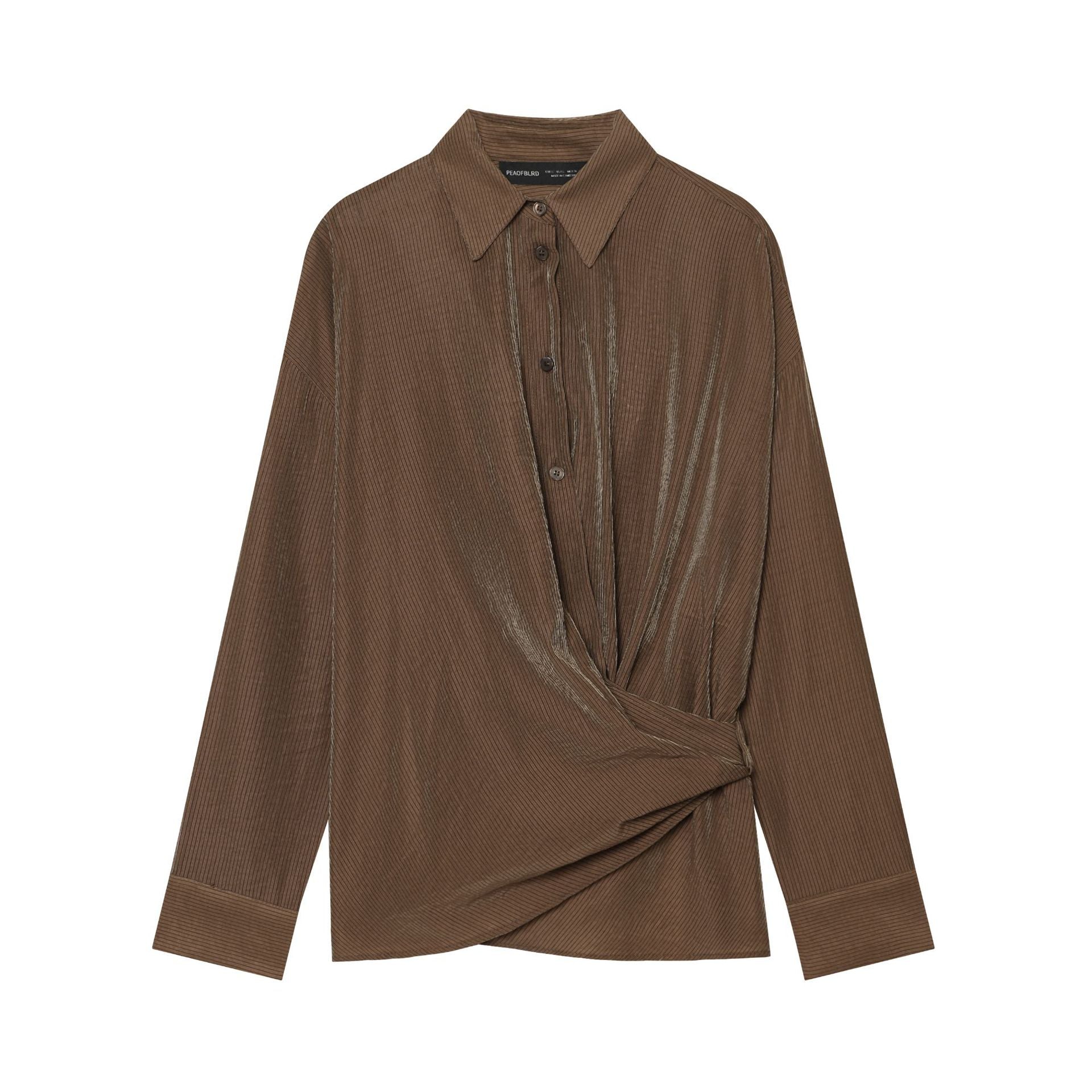Langarm-Shirt mit Karo-Muster