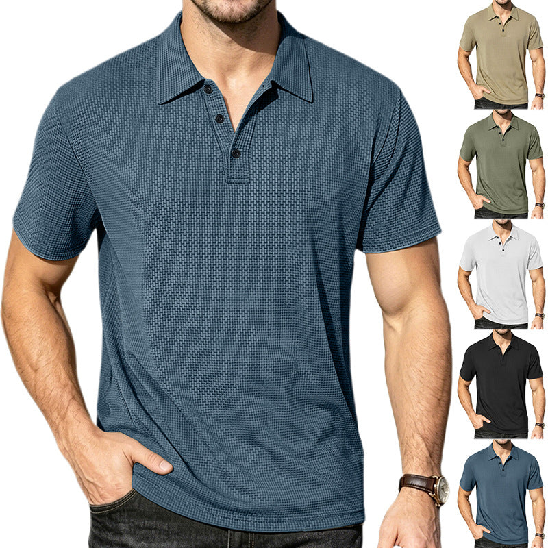 Ice-Silk Kurzarm-Polohemd für Herren – Ansicht 3