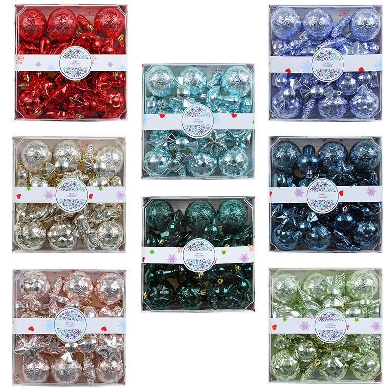 28-teilige Weihnachtsbaumschmuck-Kugel-Set – Bild 7 | LuxeStyle