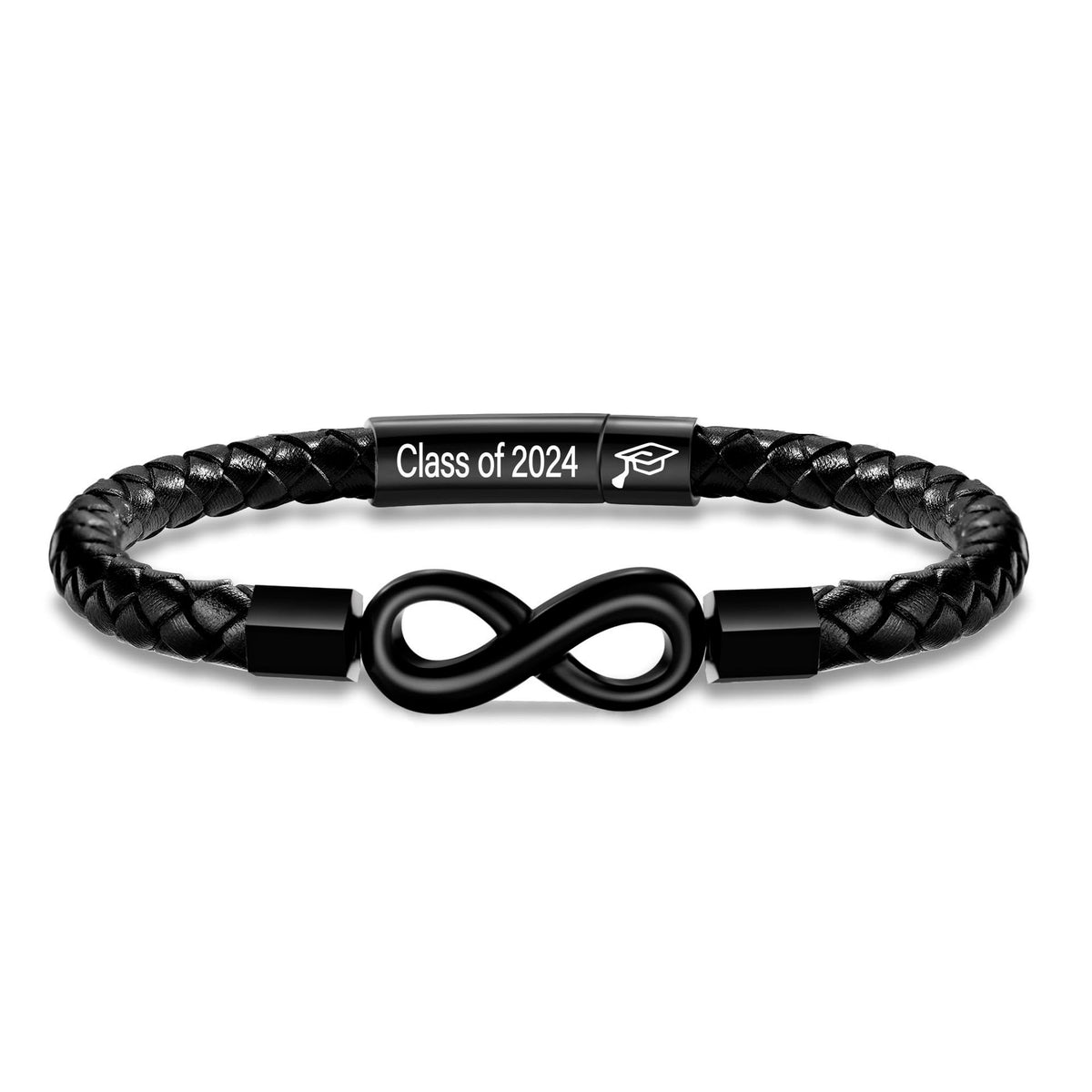 Stahlarmband mit Magnetverschluss – 8-Zeichen-Symbol – Bild 4 | LuxeStyle
