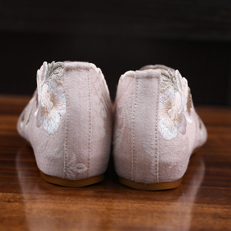 Vintage Flats mit spitzer Zehe