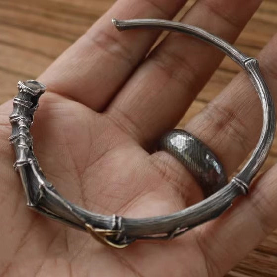 Kupferarmband mit Bambus-Design – Bild 4 | LuxeStyle