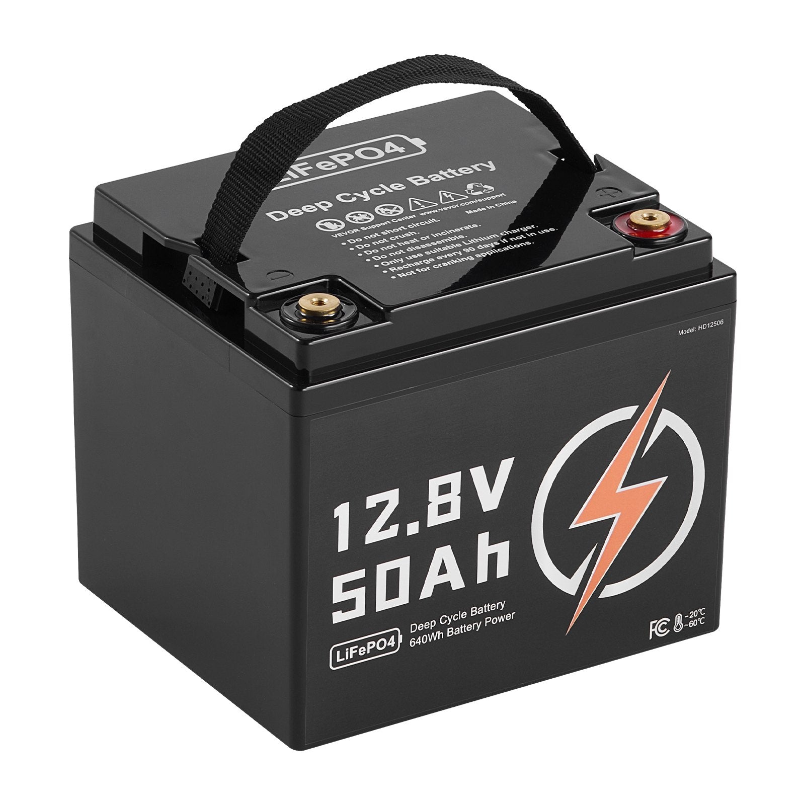 12V 50Ah LiFePO4 Deep Cycle Batterie für RV
