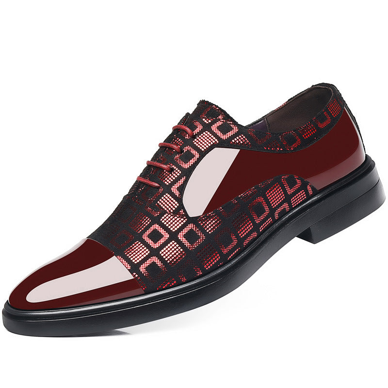 Herren Business-Schuhe aus Mikrofaserleder