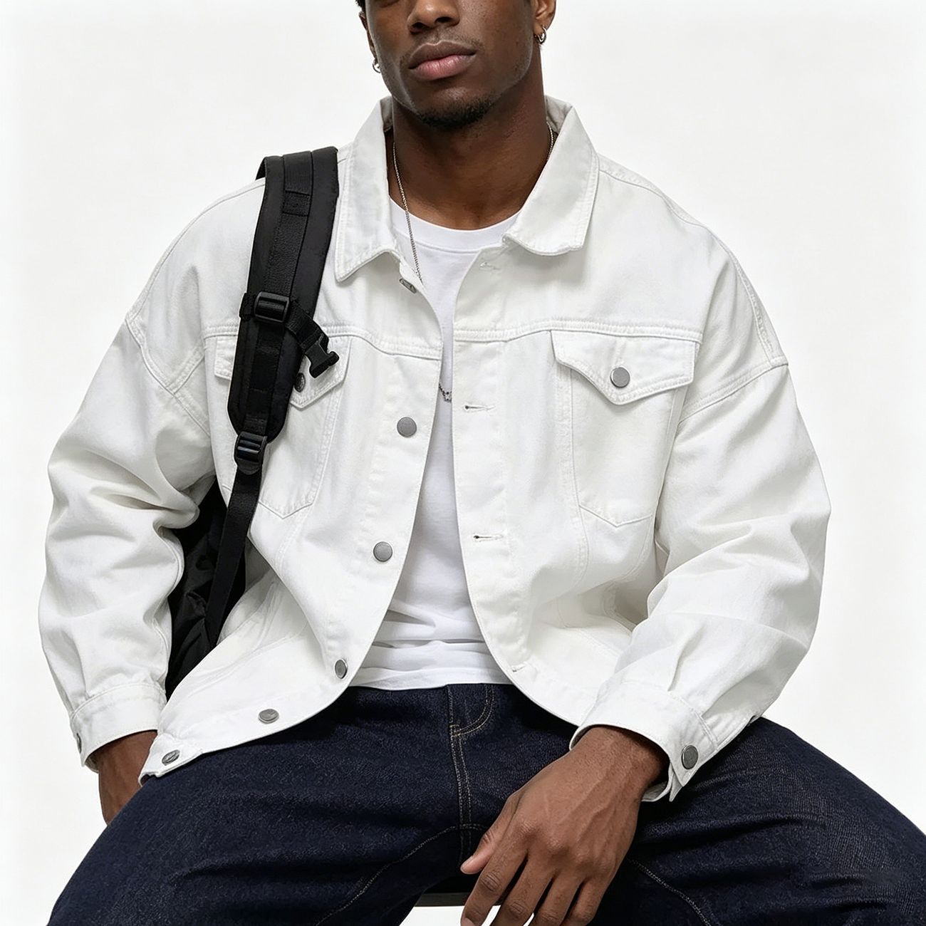 Einfache Denimjacke