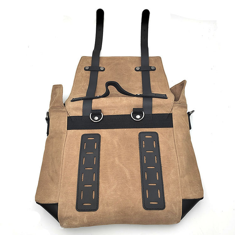 Wasserdichte Motorrad-Seitenpacktasche aus Canvas – Bild 3 | LuxeStyle