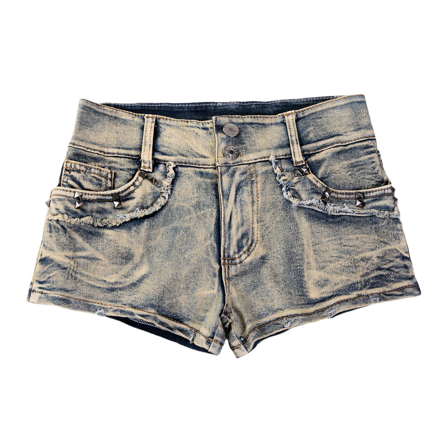 Sexy Low-Rise Denim Shorts mit Ripped-Details
