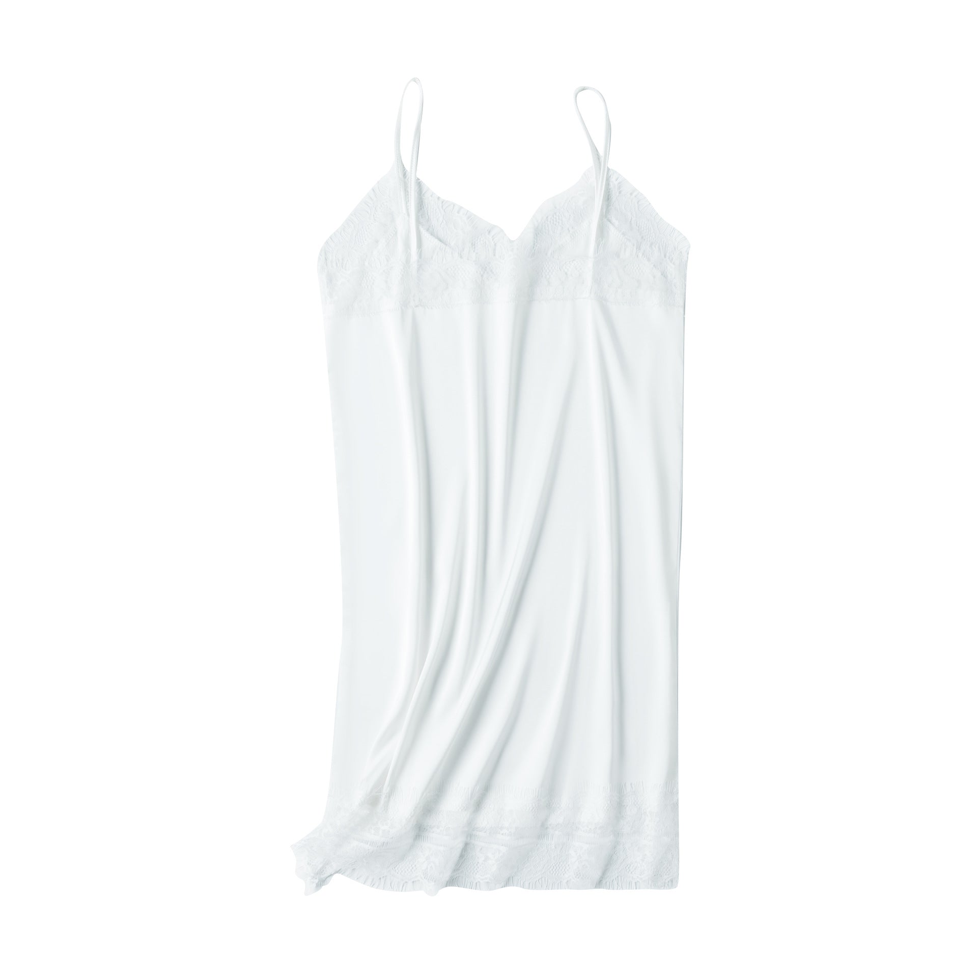 Seidiges Spitzenkleid