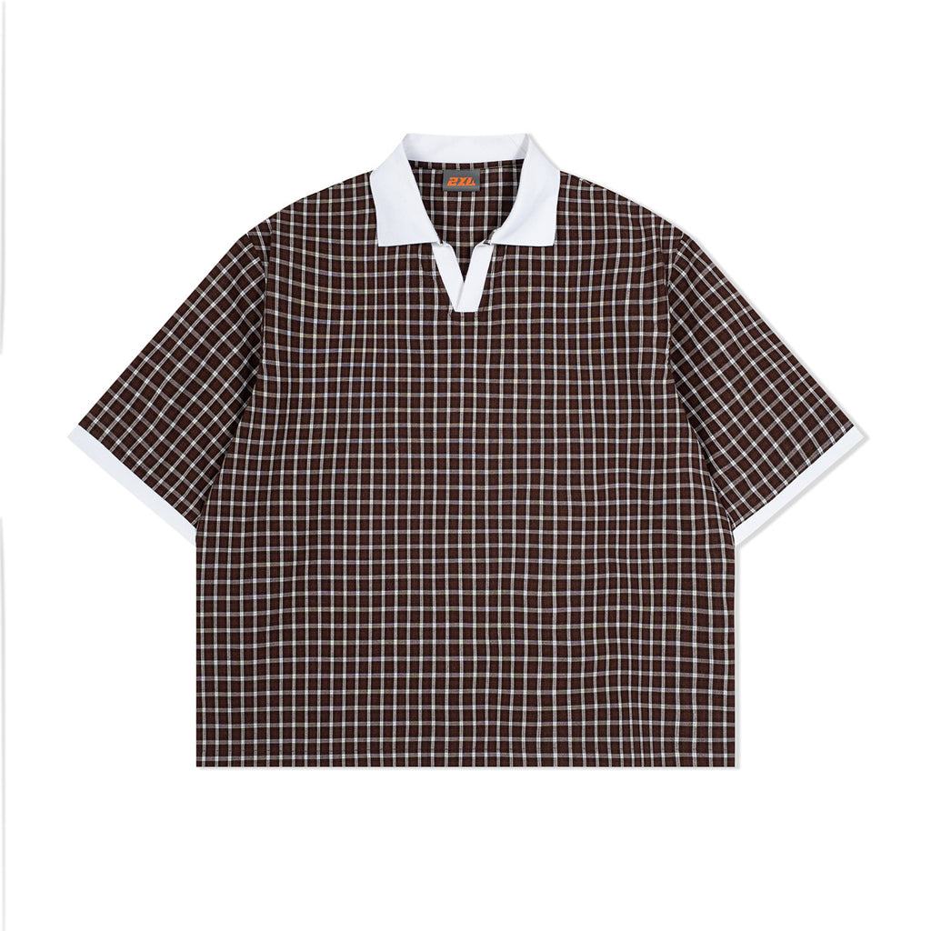 Sommer-Hemd mit Karo-Muster